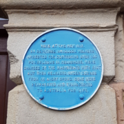 Weavers Uprising Blue Plaque Haslingden